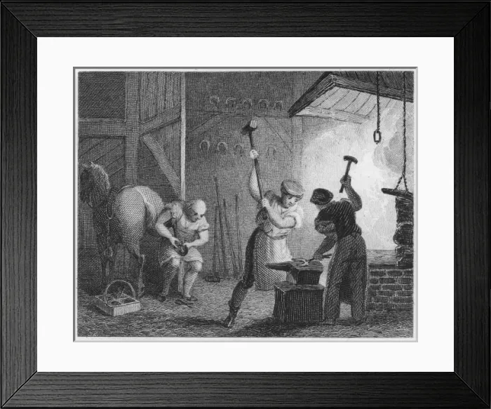 Framed Print : An Iron Forge Framed Print : An Iron Forge