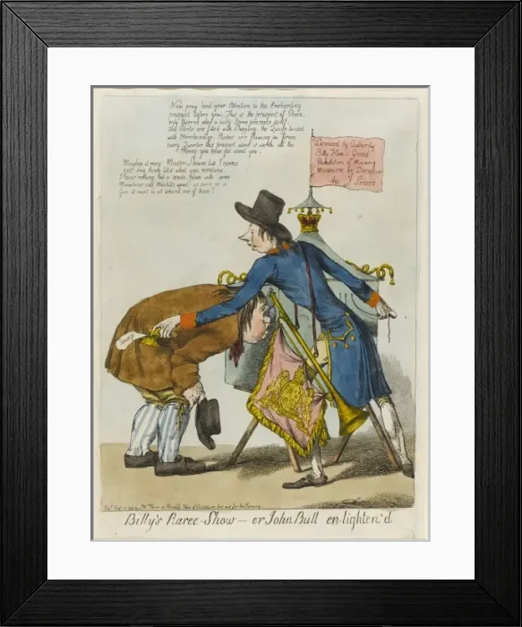 Framed Print : Billys Raree Show Framed Print : Billys Raree Show