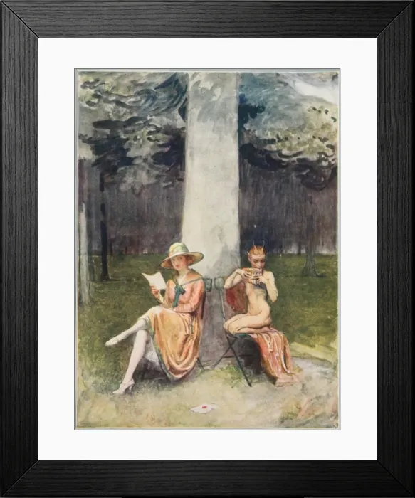 Framed Print : The Love Letter by Charles Buchel Framed Print : The Love Letter by Charles Buchel