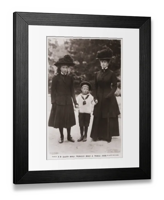 Framed Print : Queen, Mary & John Framed Print : Queen, Mary & John