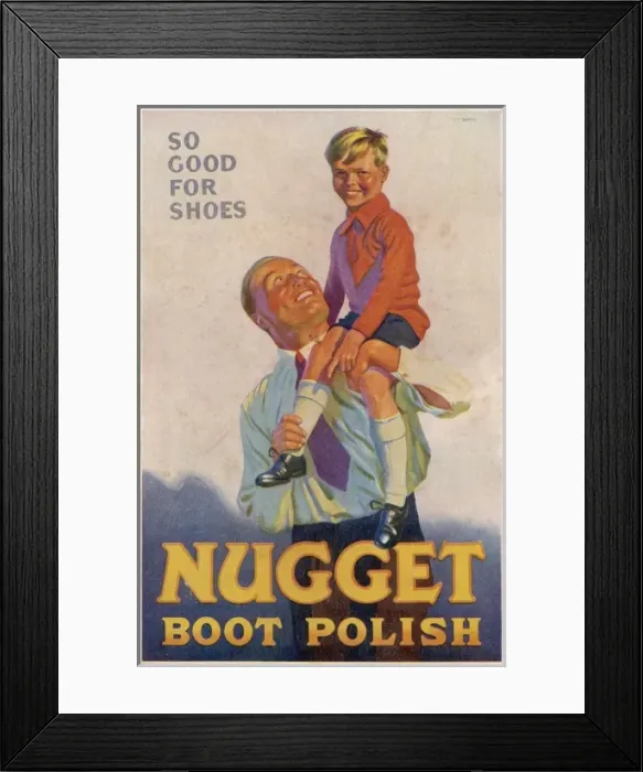 Framed Print : Nugget Boot Polish Framed Print : Nugget Boot Polish