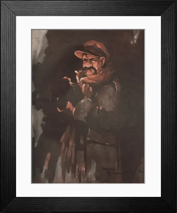 Framed Print : A Light which shone in the Darkness by Bruce Bairnsfather Framed Print : A Light which shone in the Darkness by Bruce Bairnsfather