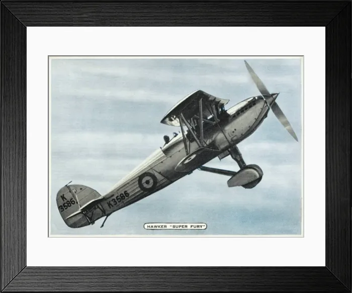 Framed Print : Hawker Super Fury Framed Print : Hawker Super Fury