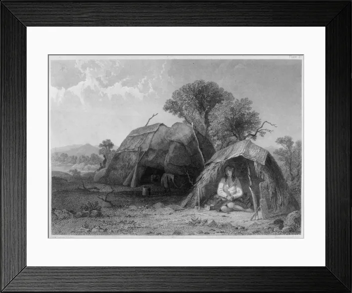 Framed Print : Racial / Menstrual Lodge Framed Print : Racial / Menstrual Lodge