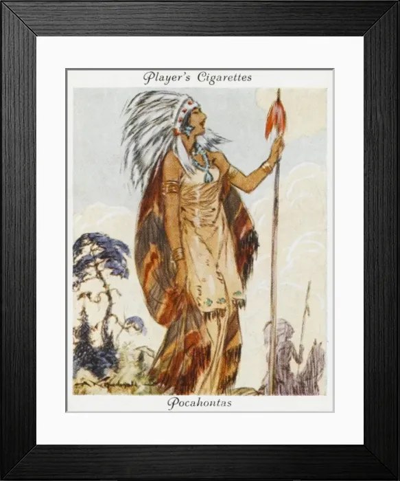 Framed Print : Pocahontas / Macdonald Framed Print : Pocahontas / Macdonald
