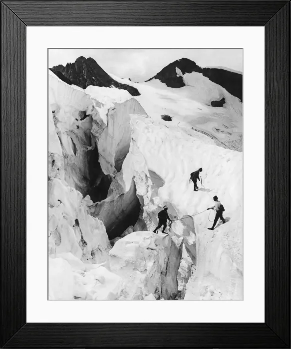 Framed Print : Dauphine Alps Climb Framed Print : Dauphine Alps Climb