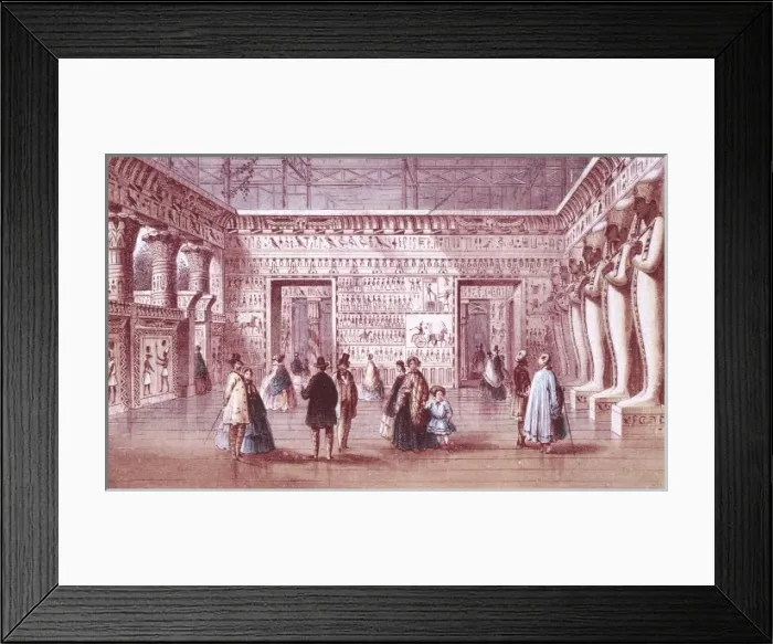 Framed Print : Egyptian Court at Crys P Framed Print : Egyptian Court at Crys P