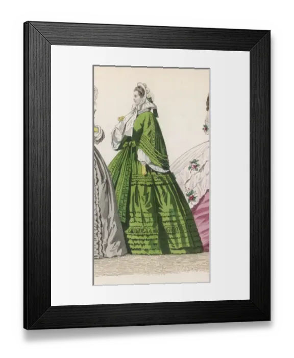 Framed Print : Green Dress Framed Print : Green Dress