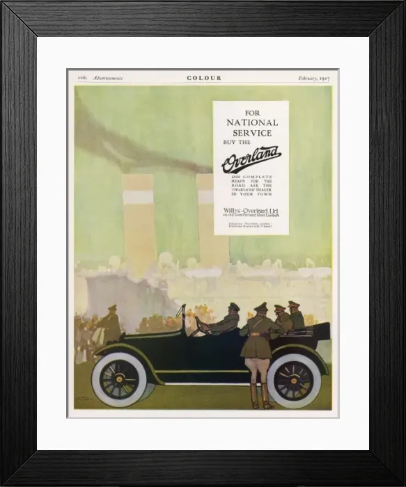 Framed Print : Ww1 Officers at a Port Framed Print : Ww1 Officers at a Port