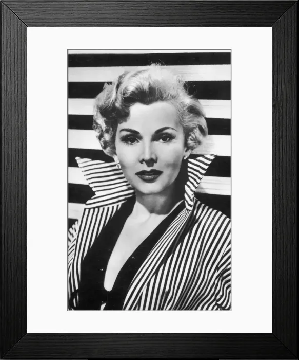 Framed Print : Zsa Zsa Gabor / Postcard Framed Print : Zsa Zsa Gabor / Postcard