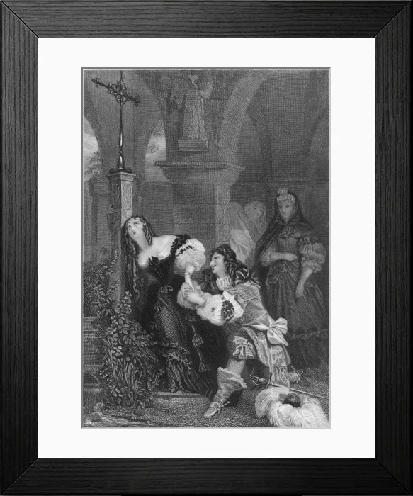 Framed Print : Louise De LA Valliere Framed Print : Louise De LA Valliere