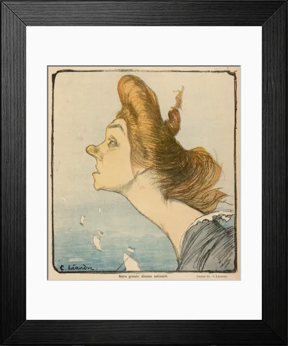 Framed Print : Yvette Guilbert / Rire 98 Framed Print : Yvette Guilbert / Rire 98