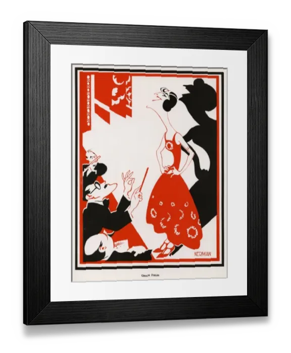 Framed Print : Gracie Fields / Nerman 29 Framed Print : Gracie Fields / Nerman 29