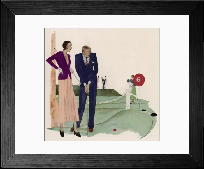 Framed Print : Miniature Golf, Paris Framed Print : Miniature Golf, Paris
