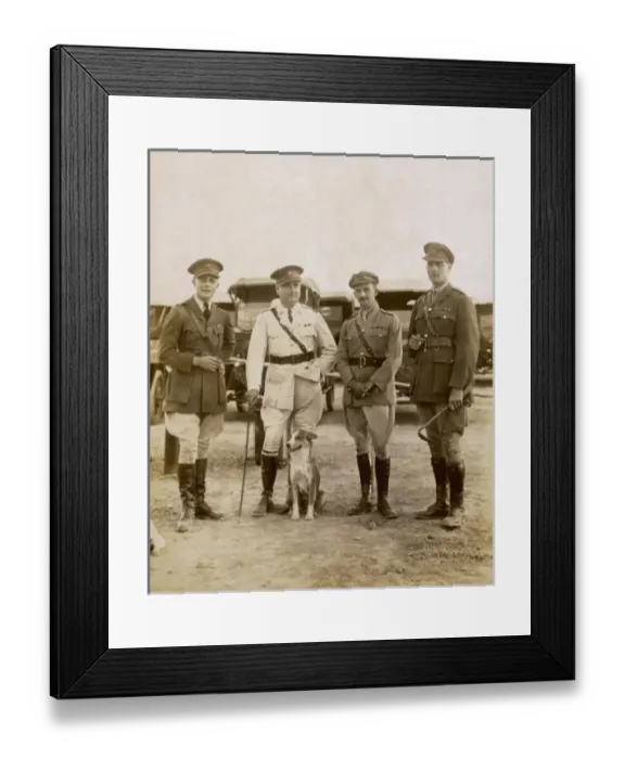 Framed Print : Four Soldiers Framed Print : Four Soldiers