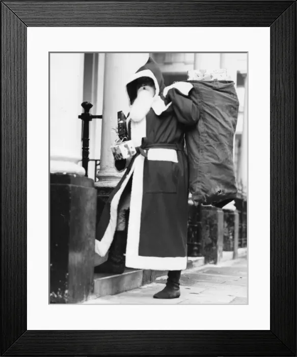 Framed Print : Father Christmas / Sack Framed Print : Father Christmas / Sack