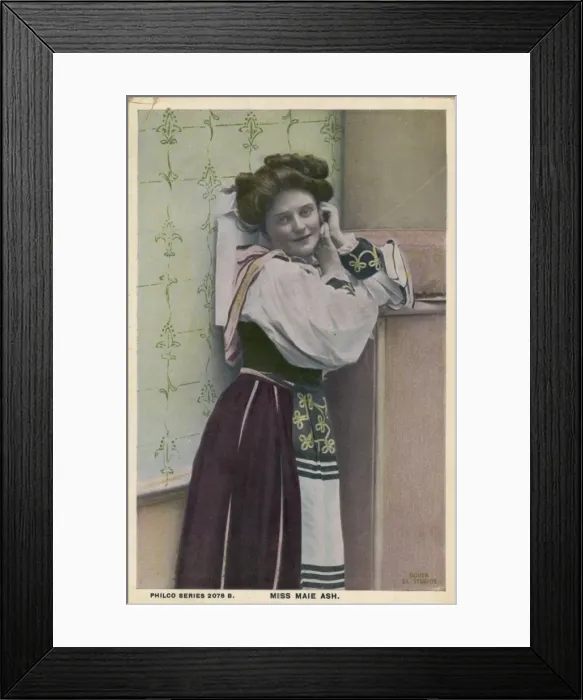 Framed Print : Maie Ash / 1908 / Philco Framed Print : Maie Ash / 1908 / Philco