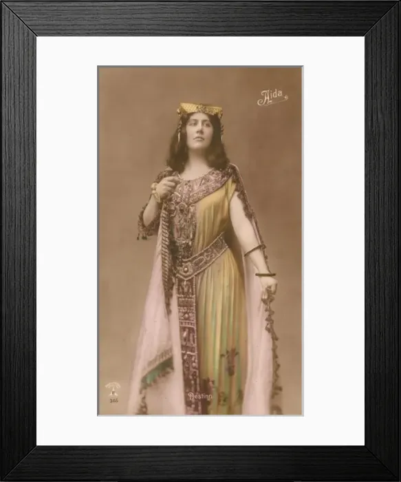 Framed Print : Emmy Destinn / Aida 1909 Framed Print : Emmy Destinn / Aida 1909