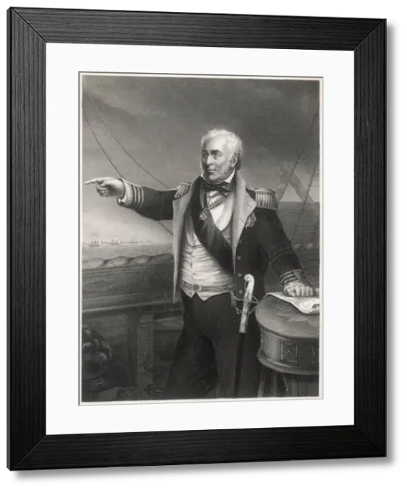Framed Print : Charles Napier on Deck Framed Print : Charles Napier on Deck