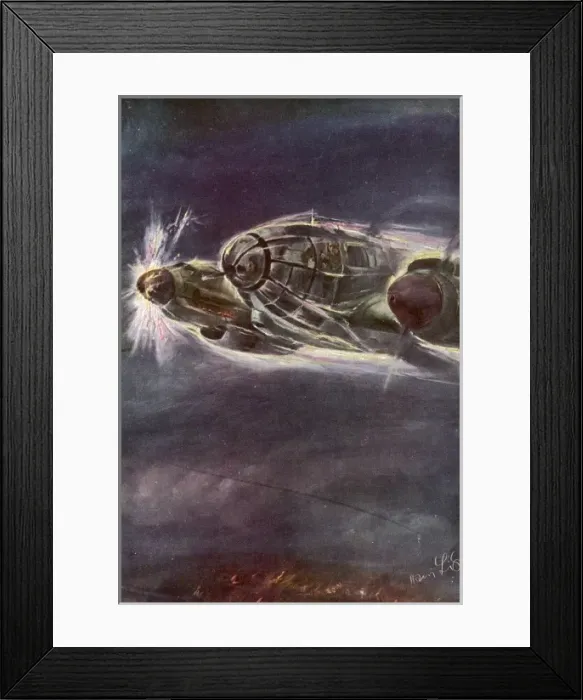 Framed Print : St Elmos Fire in Air Framed Print : St Elmos Fire in Air