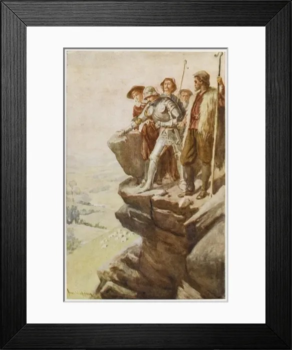Framed Print : Pilgrims Progress 16 Framed Print : Pilgrims Progress 16