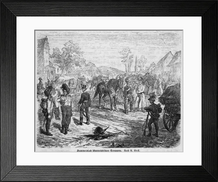 Framed Print : Austrian Forces Framed Print : Austrian Forces