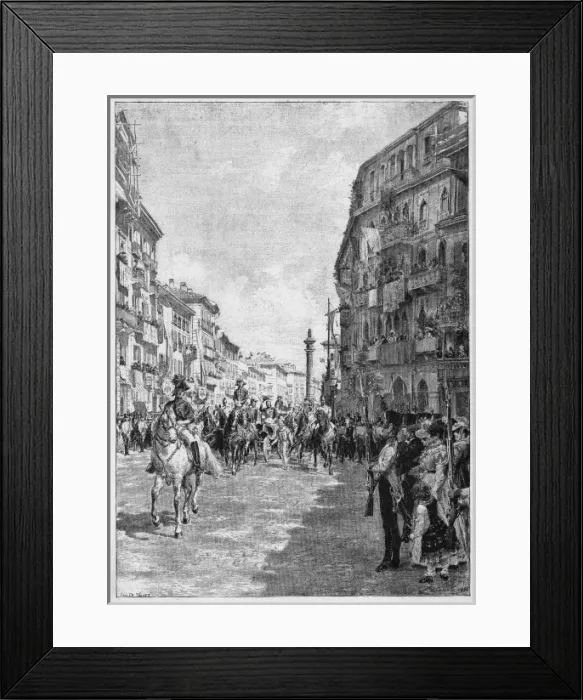 Framed Print : Emperor at Milano Framed Print : Emperor at Milano