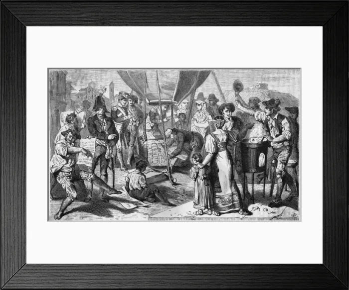 Framed Print : Papal Ban at Ancona Framed Print : Papal Ban at Ancona