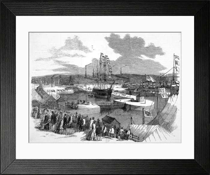 Framed Print : Northumberland Dock Framed Print : Northumberland Dock
