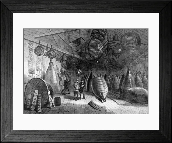 Framed Print : The Buoy Store, Trinity Wharf Framed Print : The Buoy Store, Trinity Wharf