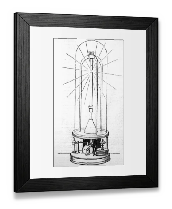 Framed Print : Staites patent electric light apparatus Framed Print : Staites patent electric light apparatus