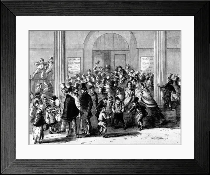Framed Print : Pantomime at Drury Lane theatre Framed Print : Pantomime at Drury Lane theatre