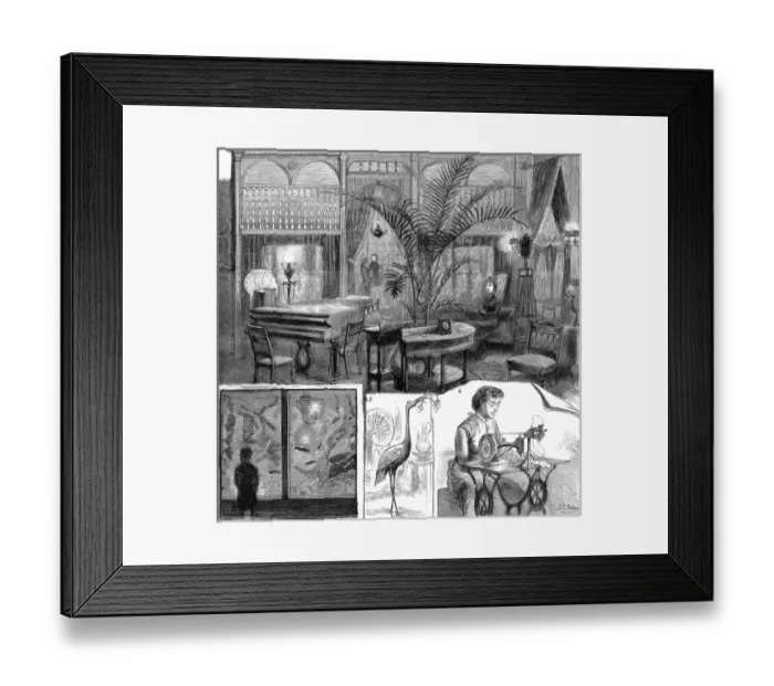 Framed Print : Crystal Palace Electrical Exhibition Framed Print : Crystal Palace Electrical Exhibition