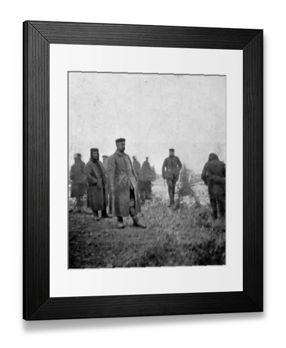 Framed Print : Friendly British and Germans Framed Print : Friendly British and Germans