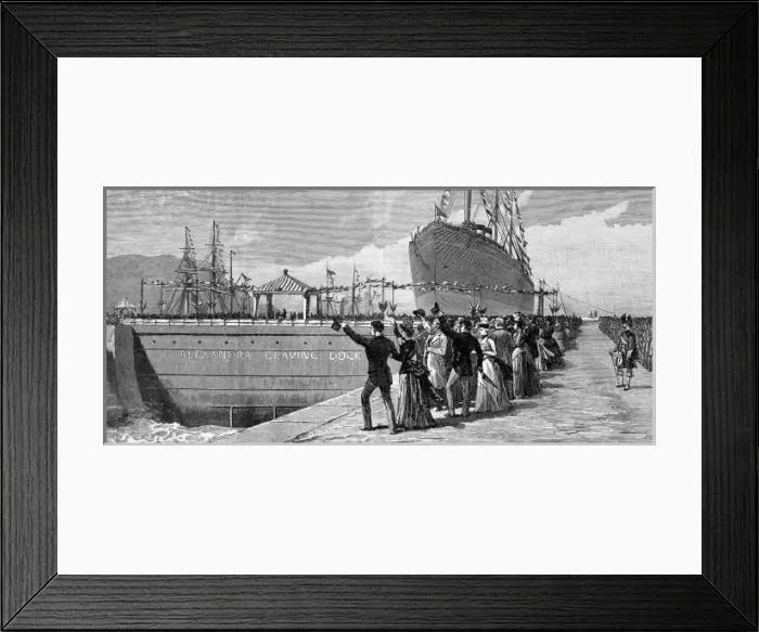 Framed Print : New Alexandra Graving Dock at Belfast Framed Print : New Alexandra Graving Dock at Belfast