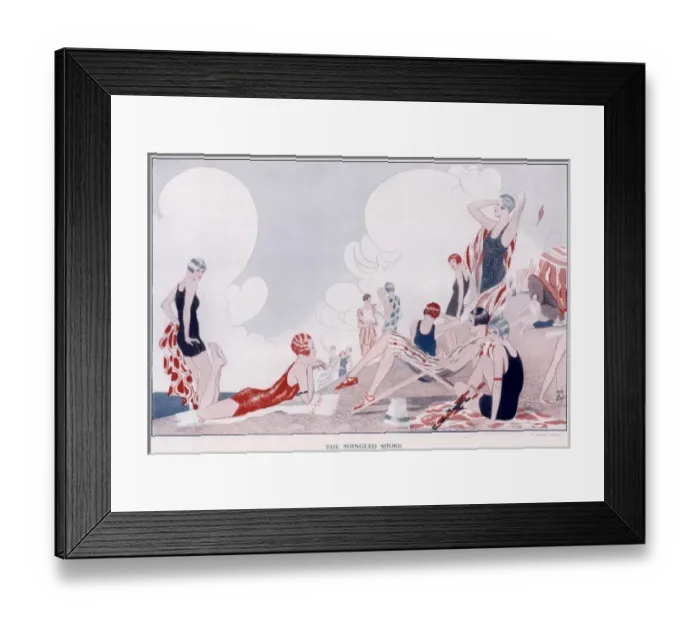 Framed Print : The Shingled Shore Framed Print : The Shingled Shore