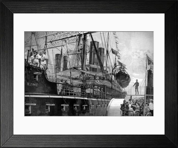 Framed Print : Colonial visitors at the Royal Albert Dock Framed Print : Colonial visitors at the Royal Albert Dock