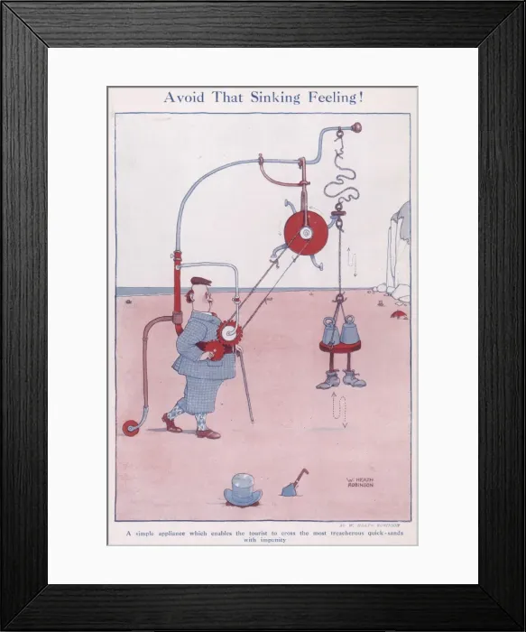 Framed Print : Avoid that Sinking Feeling Framed Print : Avoid that Sinking Feeling