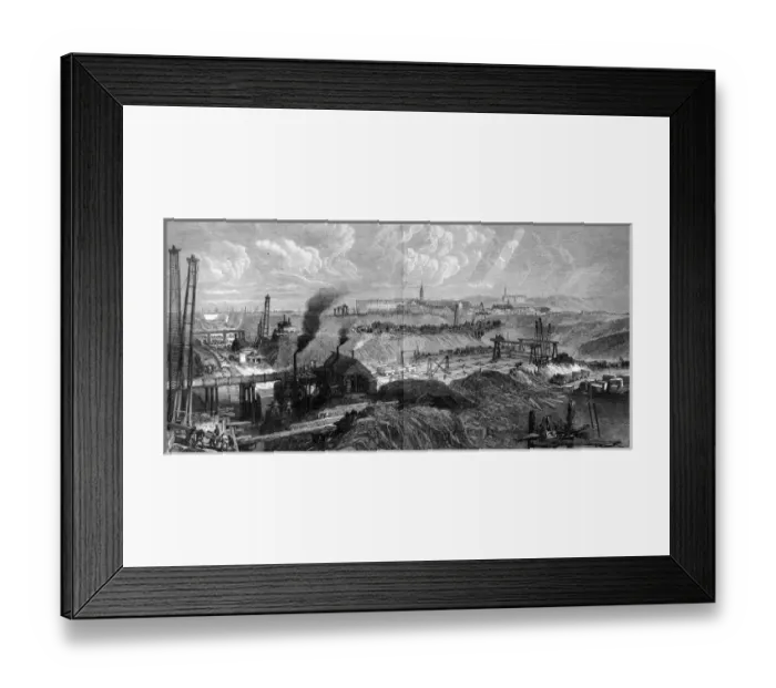Framed Print : Dock being constructed at Chatham Framed Print : Dock being constructed at Chatham
