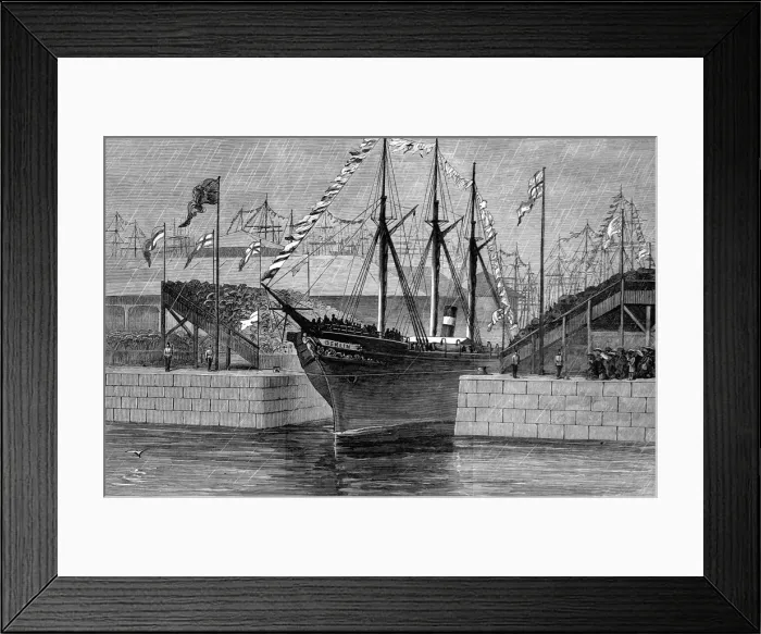 Framed Print : New Edinburgh Dock at Leith Framed Print : New Edinburgh Dock at Leith