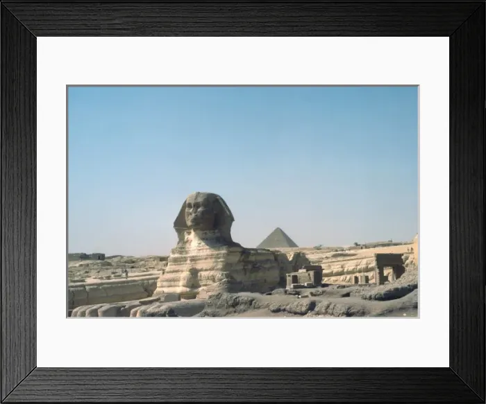 Framed Print : The Sphinx / Circa 1970 Framed Print : The Sphinx / Circa 1970