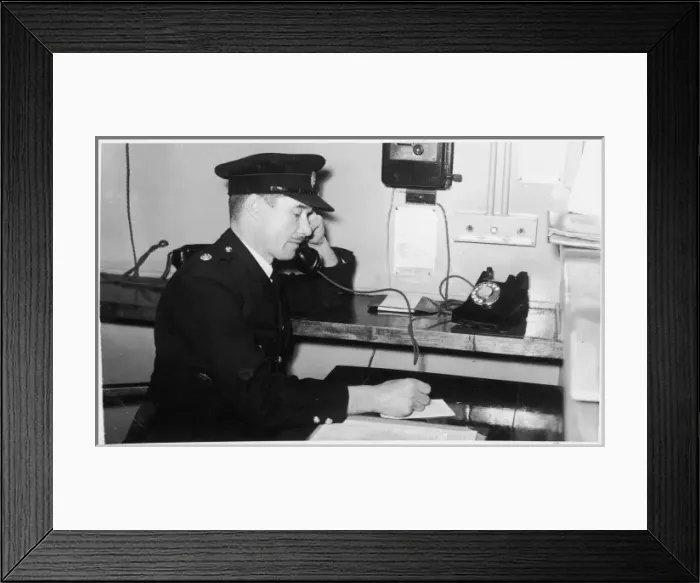 Framed Print : Fire Brigade Office 40S Framed Print : Fire Brigade Office 40S