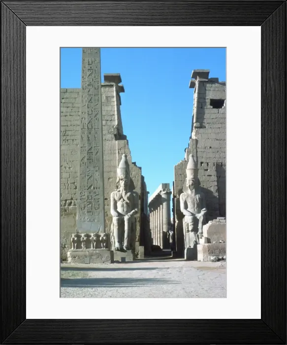 Framed Print : Temple of Luxor / Egypt Framed Print : Temple of Luxor / Egypt