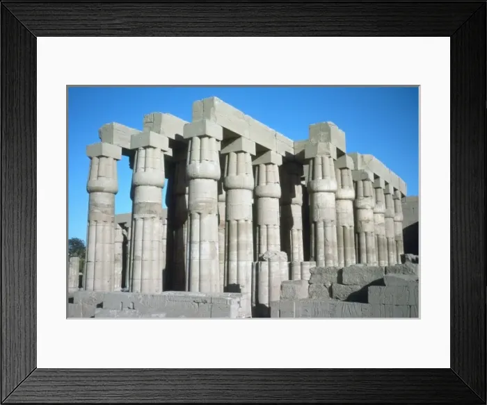 Framed Print : Temple of Luxor / Columns Framed Print : Temple of Luxor / Columns