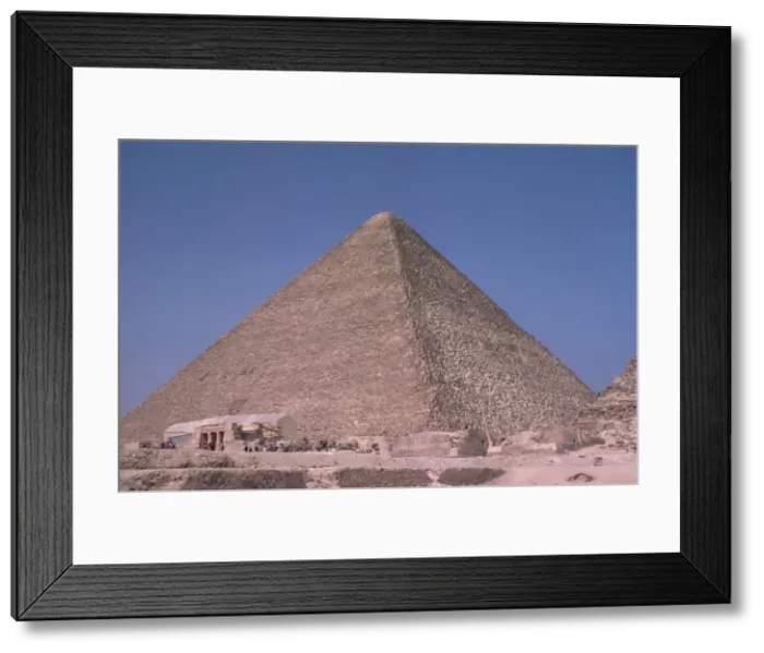 Framed Print : Pyramid of Cheops / Giza Framed Print : Pyramid of Cheops / Giza
