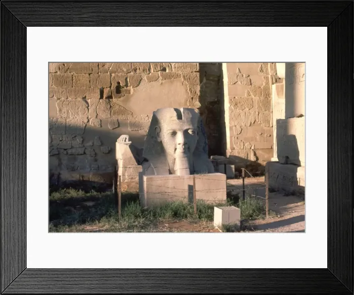 Framed Print : Rameses Ii / Luxor Statue Framed Print : Rameses Ii / Luxor Statue