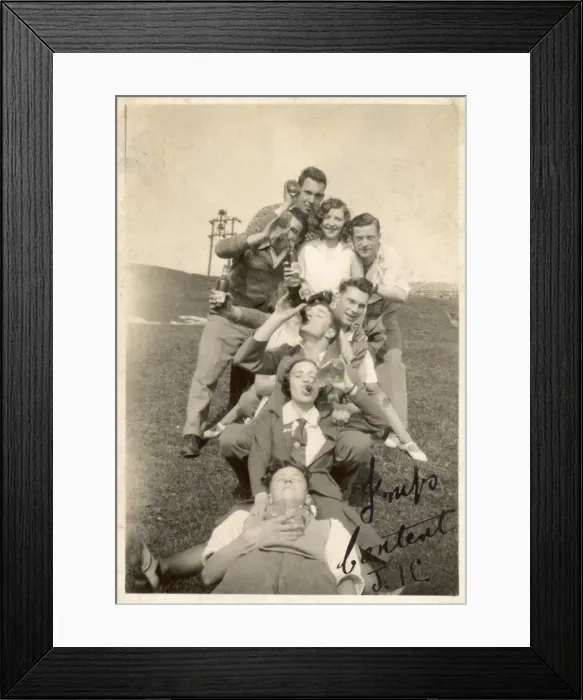 Framed Print : Young People / Drinking Framed Print : Young People / Drinking
