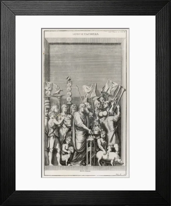 Framed Print : Roman Suovetaurilla Framed Print : Roman Suovetaurilla