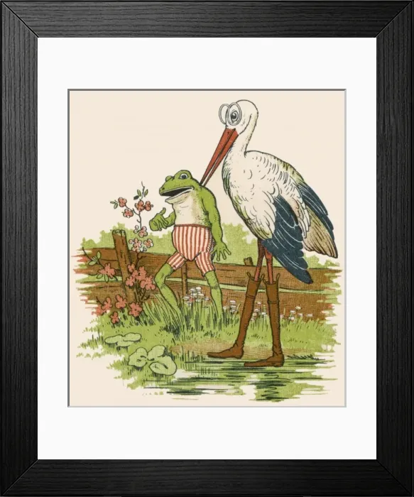 Framed Print : Frogs as Humans (3 of 5) Framed Print : Frogs as Humans (3 of 5)
