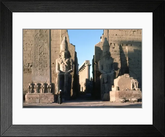 Framed Print : Luxor Temple (Detail) Framed Print : Luxor Temple (Detail)